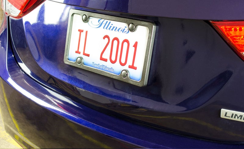 Custom Accessories 92502 Sport License Plate Frame with Fasteners , Black - Image 3